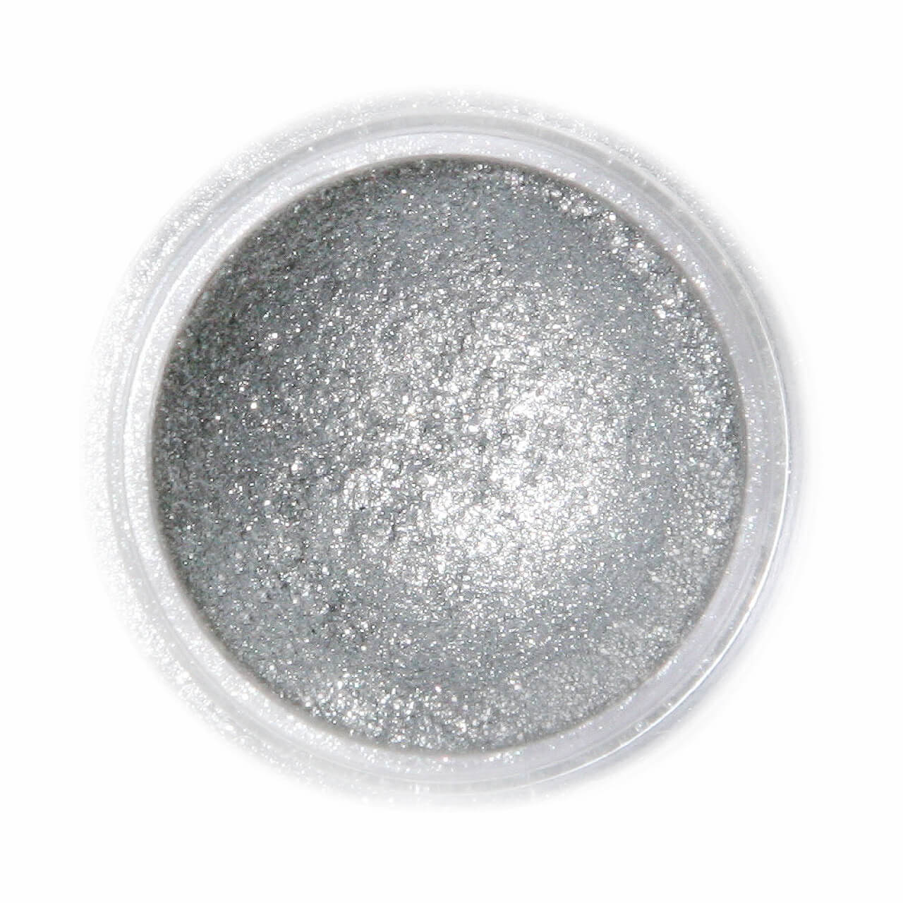 FRACTAL - Shimmering Ételdekorációs Selyempor - Szikrázó Sötét Ezüt ( Sparkling Dark Silver ) - 3,5g