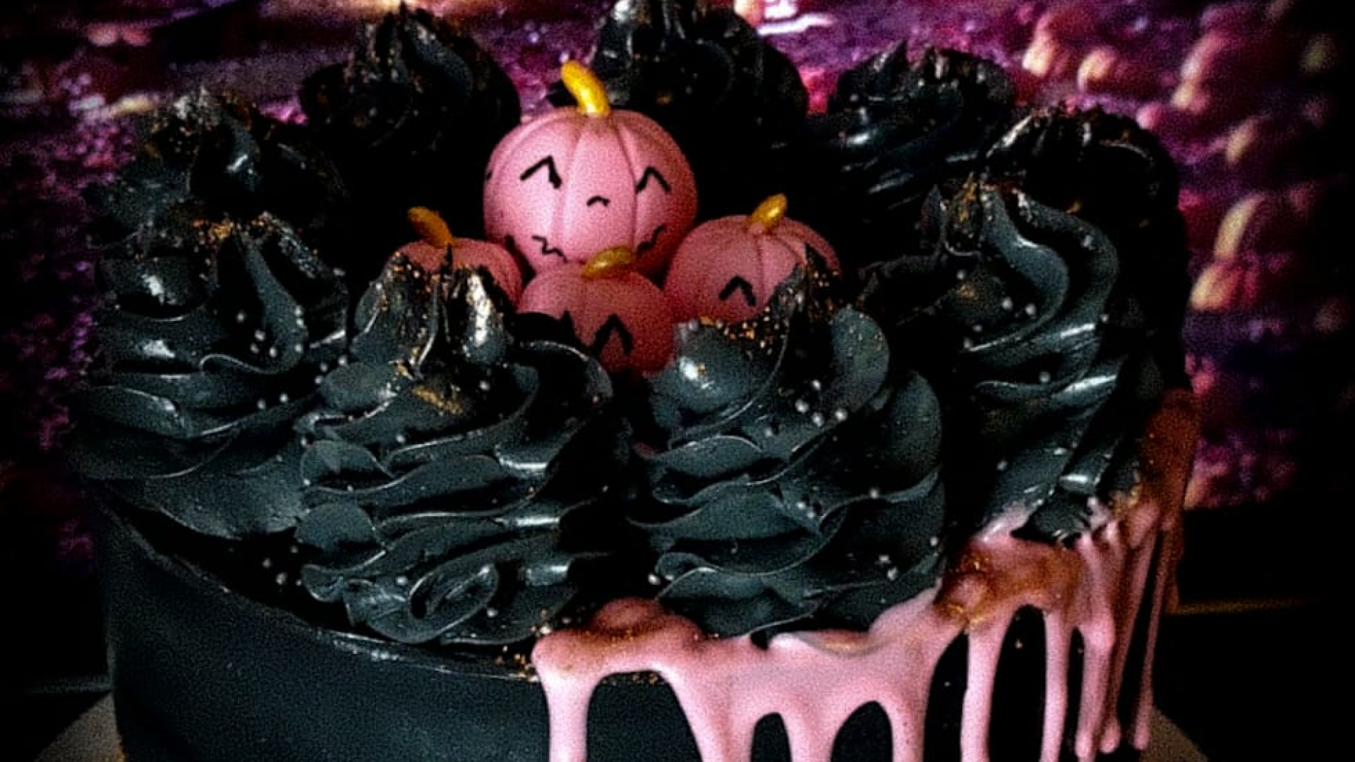 Extra Fekete Torta Halloweenra