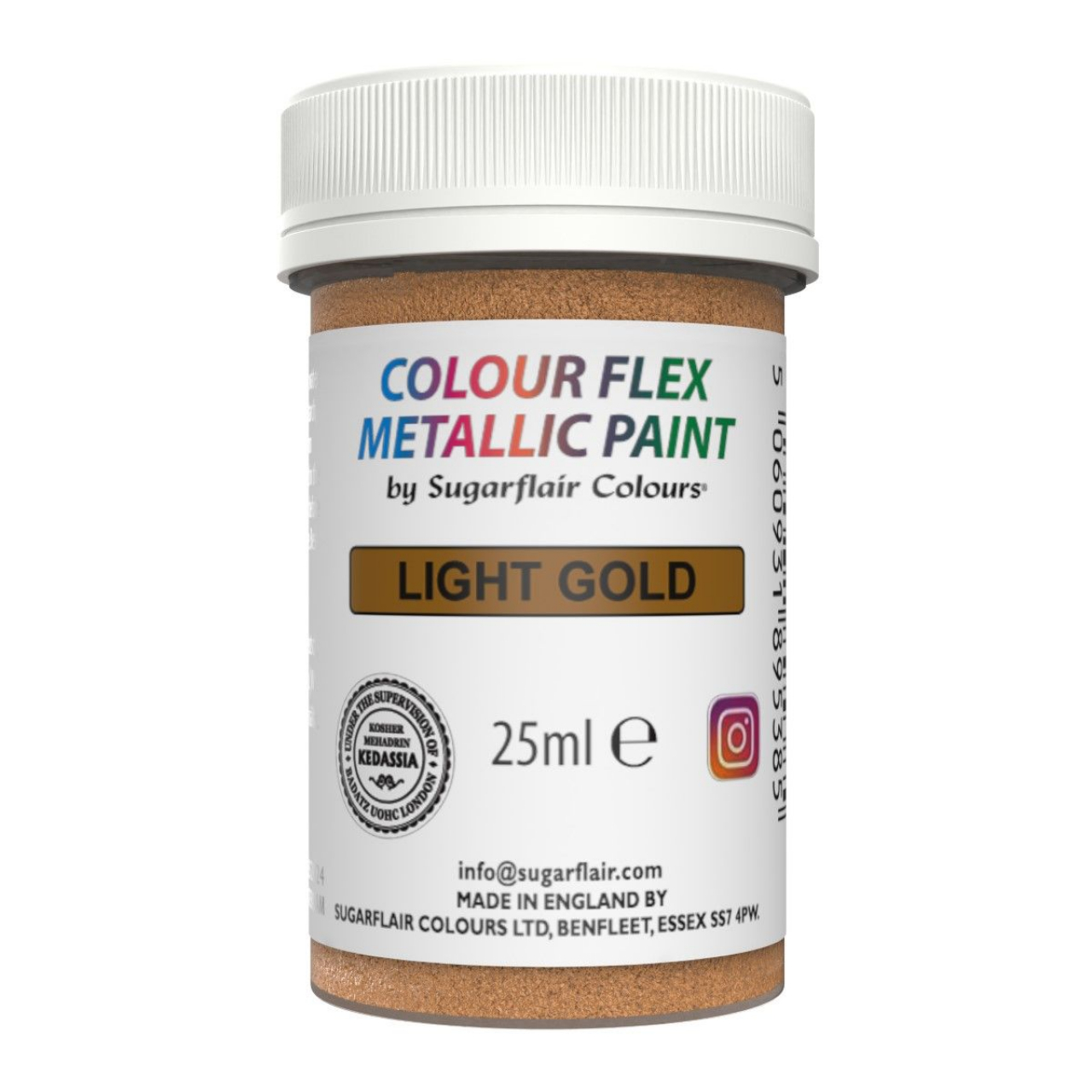Sugarflair matt ételfesték - Arany Light Gold 25ml