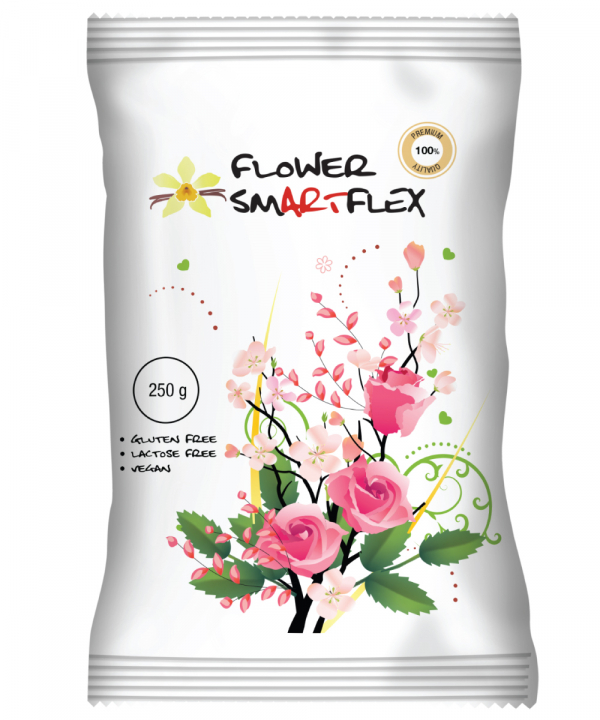 Smartflex Flower Virágmassza -  Vaníliás, Fehér 250g