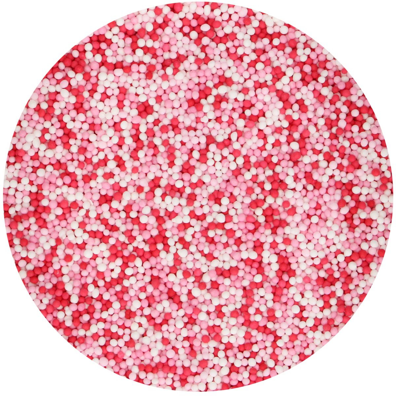 FunCakes Nonpareilles mix - piros, fehér, rózsaszín - 80g
