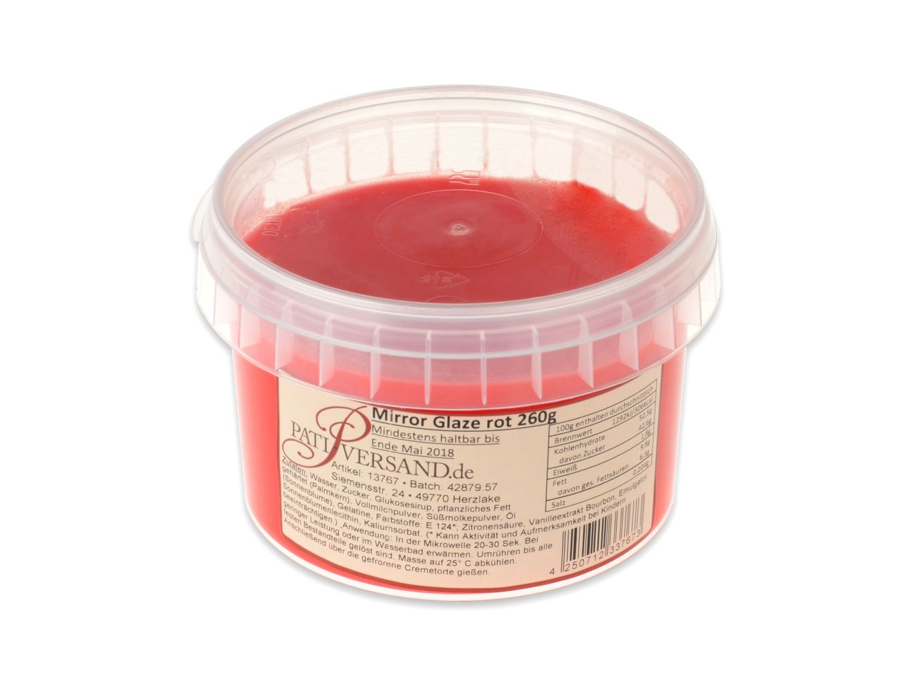 CM Tükörglazúr - Piros 260g