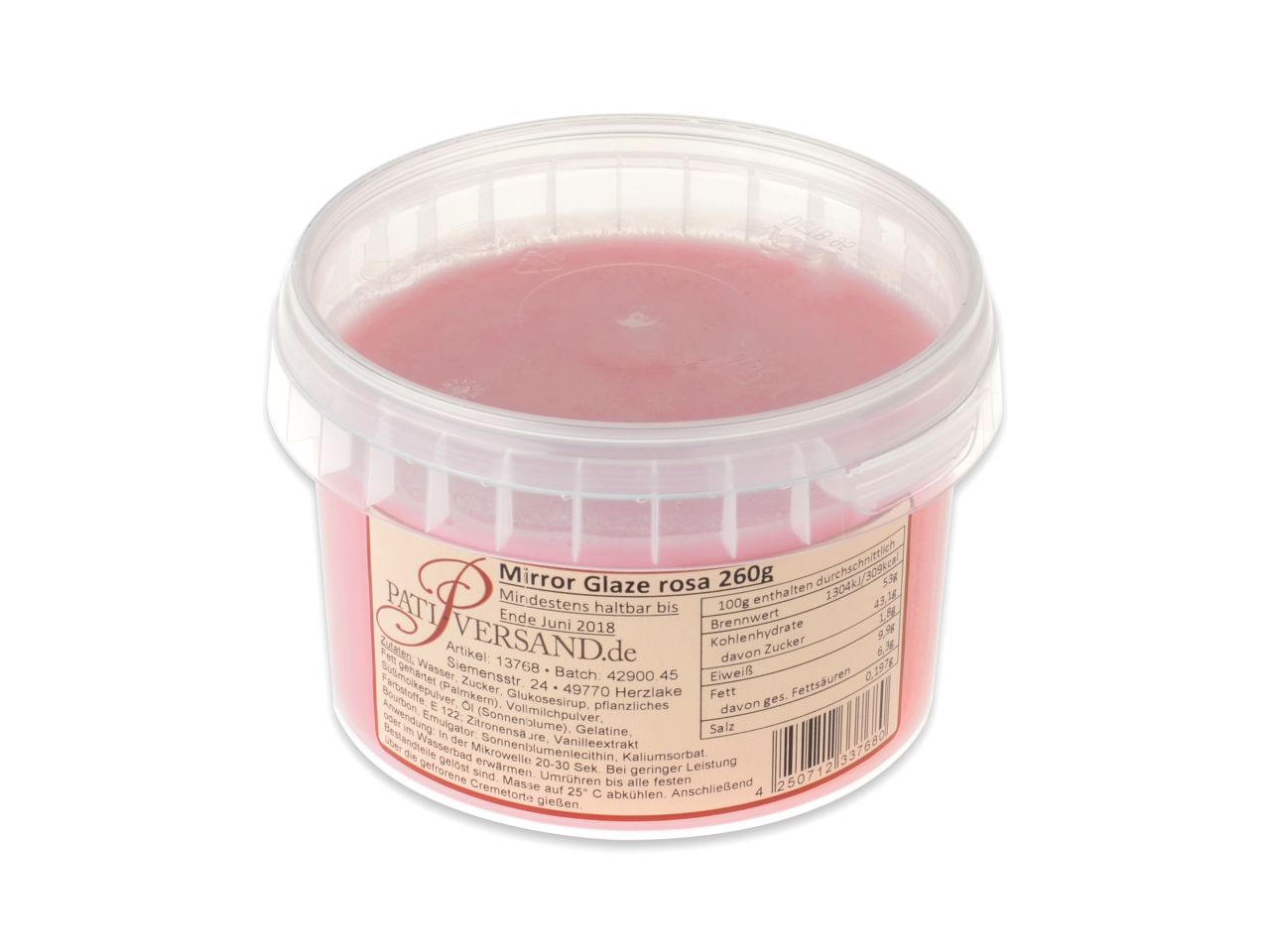 CM Tükörglazúr - Rózsaszín 260g