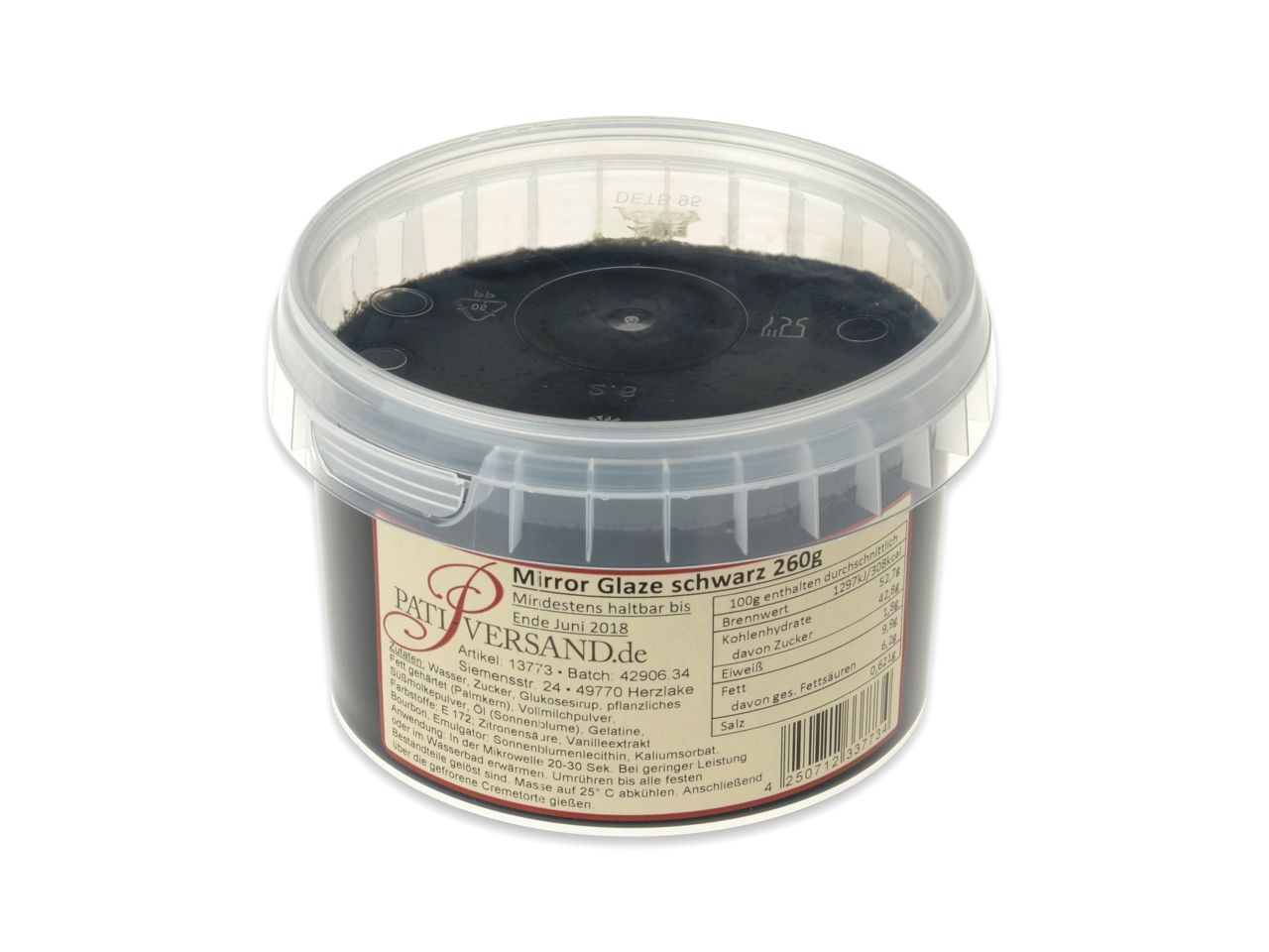 CM Tükörglazúr - Fekete 260g