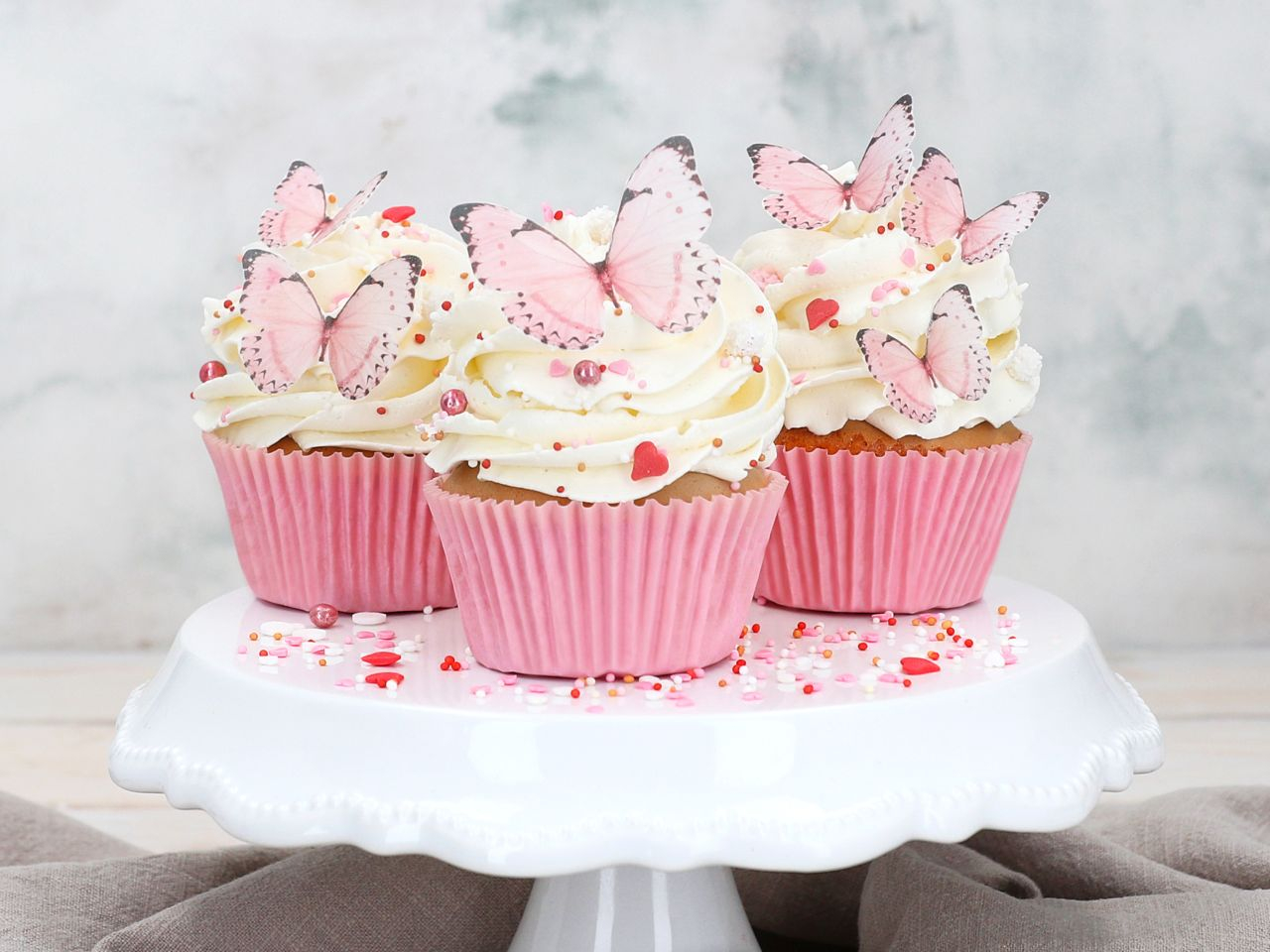Cake-Masters Ostyadísz - Rózsaszín Pillangók - 29db