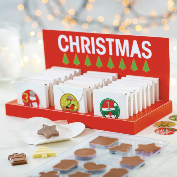 Decora- Adventi naptár csoki készítő szett 75 részes