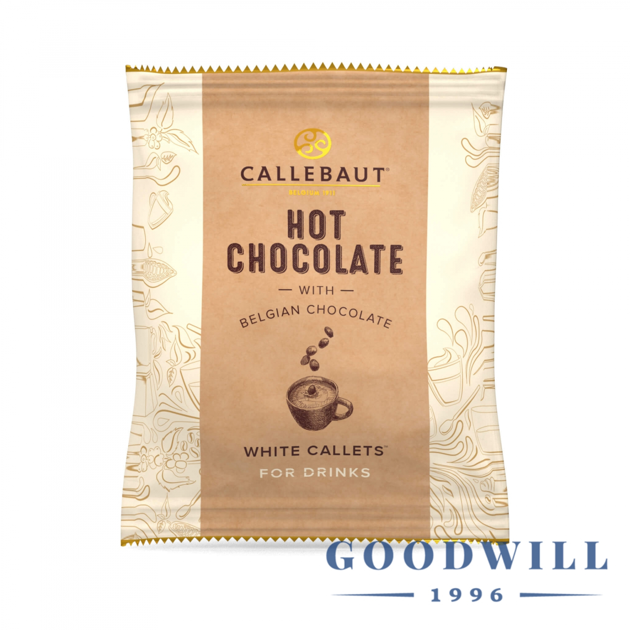 Callebaut forró csokoládé tasak - W2 - Fehércsokis