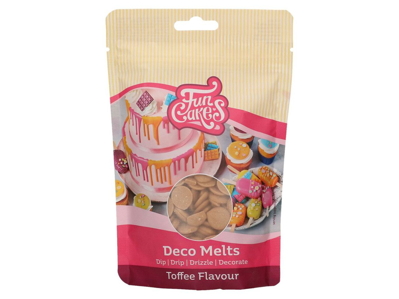 FunCakes Deco Melts bevonó 250g Karamella ízű