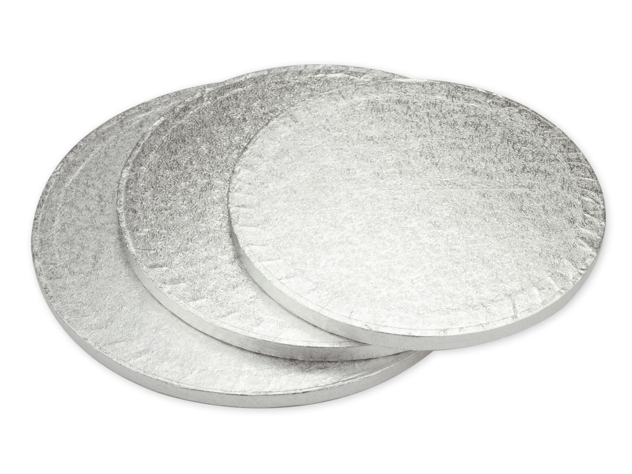 CM Kerek Tortadob - Ezüst  30cm