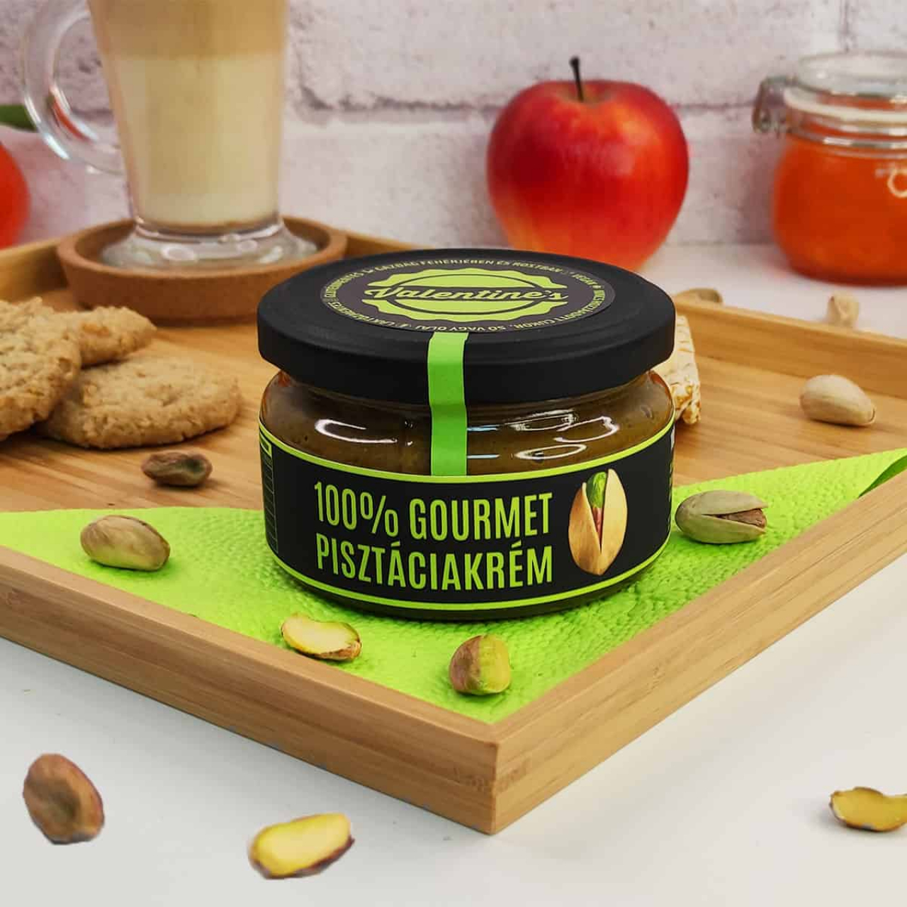 Valentines 100% Gourmet Pisztáciakrém - 200g