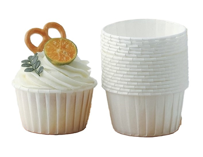 Muffin csésze 24db-os fehér