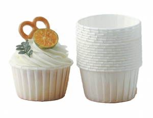 Muffin csésze 24db-os fehér