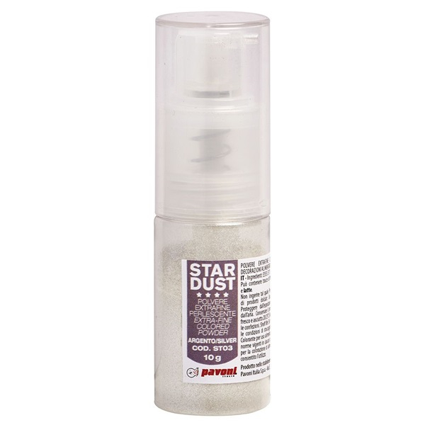 Pavoni Stardust Pumpás Spray - Ezüst - 10g