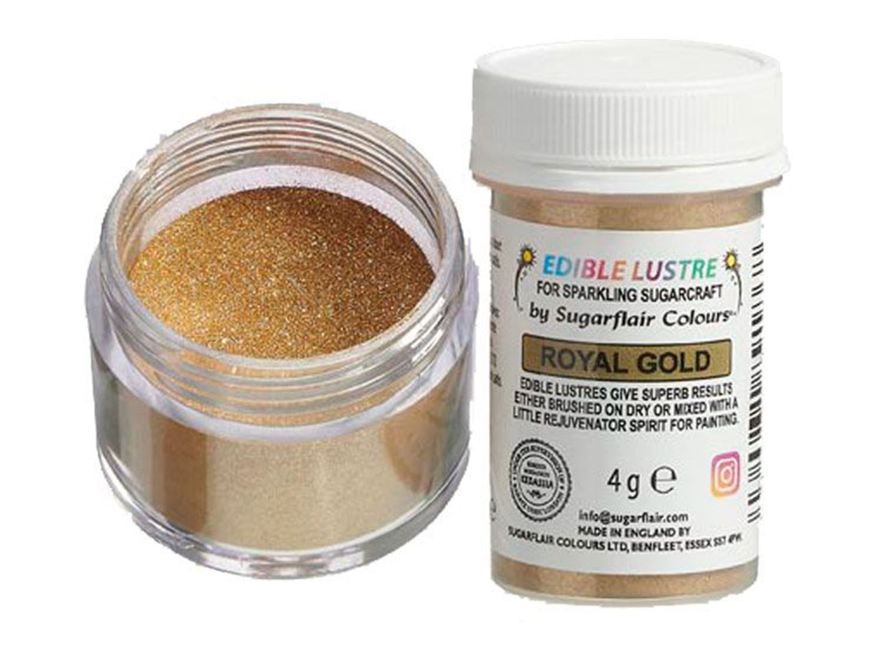 Sugarflair lüszter por -  Royal Gold 4g