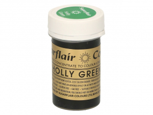 Sugarflair ételfesték paszta - Holly green - Sötétzöld 25g