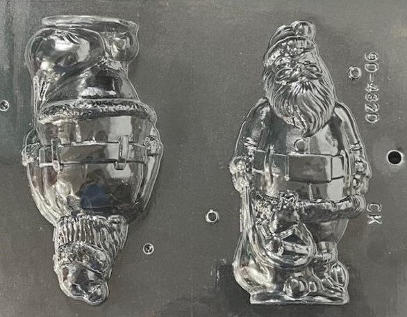 Csoki forma - Mikulás 16,2cm 3D
