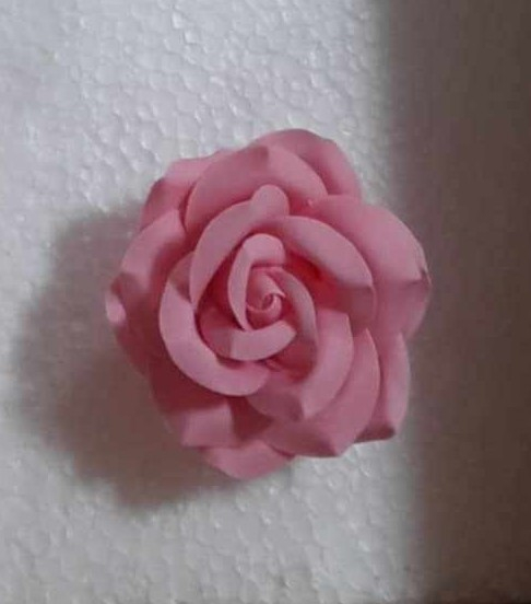 Cukorvirág - Rózsa - Baby pink 5-6cm