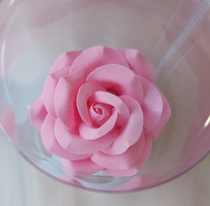 Cukorvirág - Rózsa - Baby pink 5-6cm