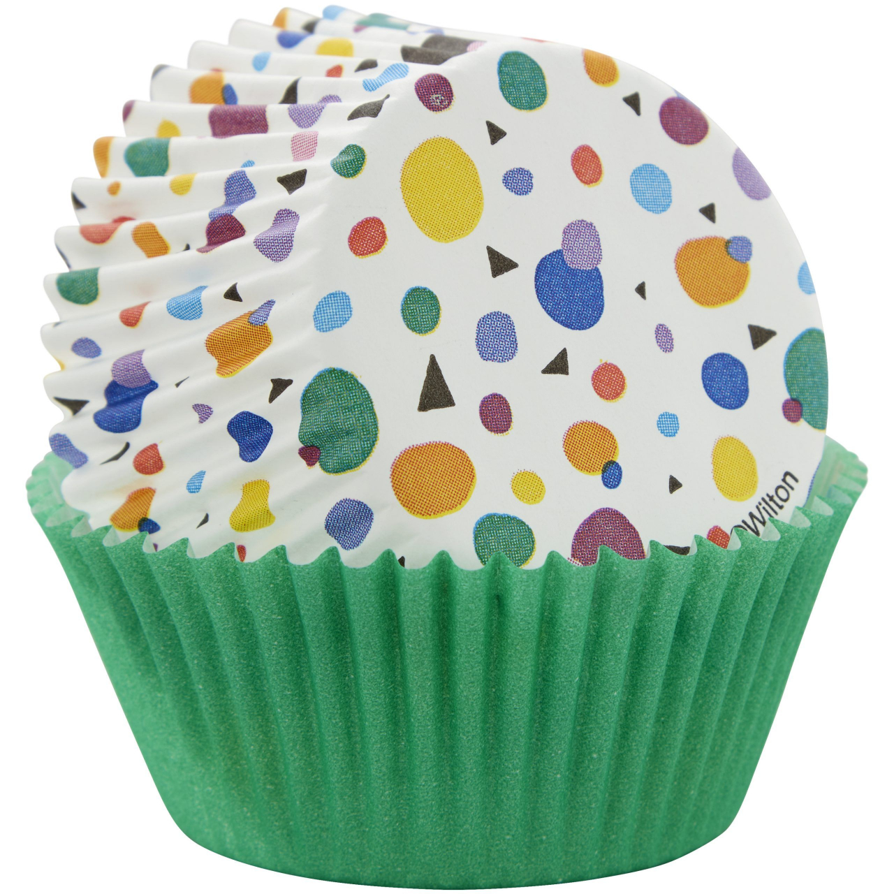 Wilton muffin kapszli - Pöttyös farsang 75db/cs