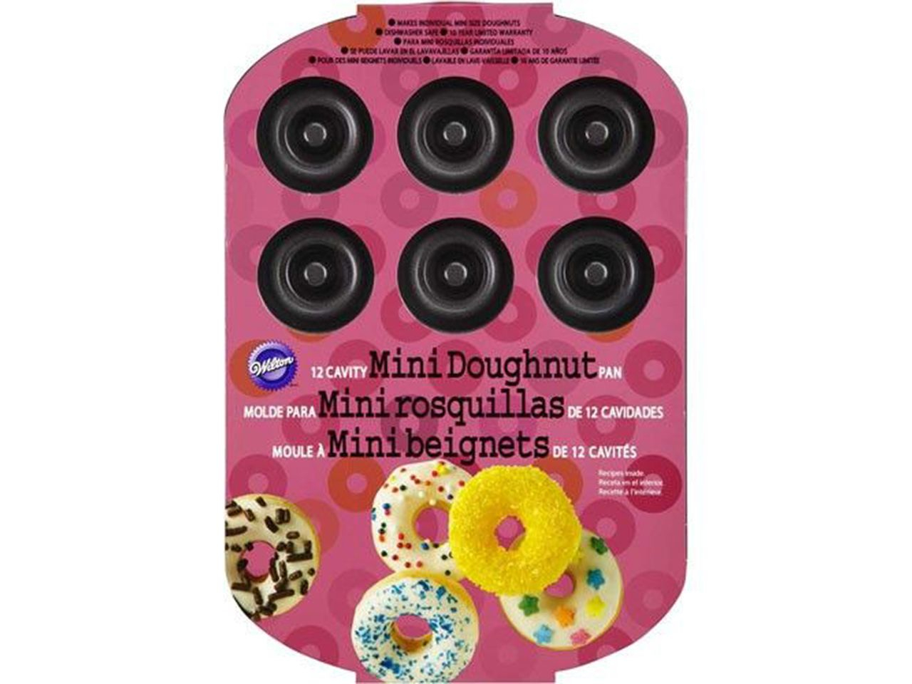 Wilton mini fánksütő forma 12  üreges