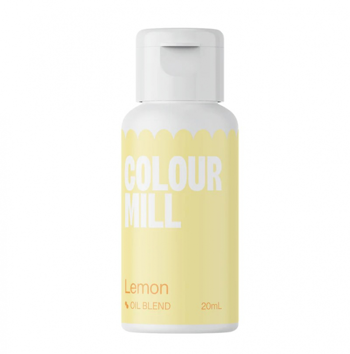 Colour Mill Olajbázisú Ételfesték -  Pasztell Citrom 20ml