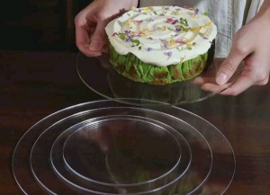 Tortaalátét akril 30cm