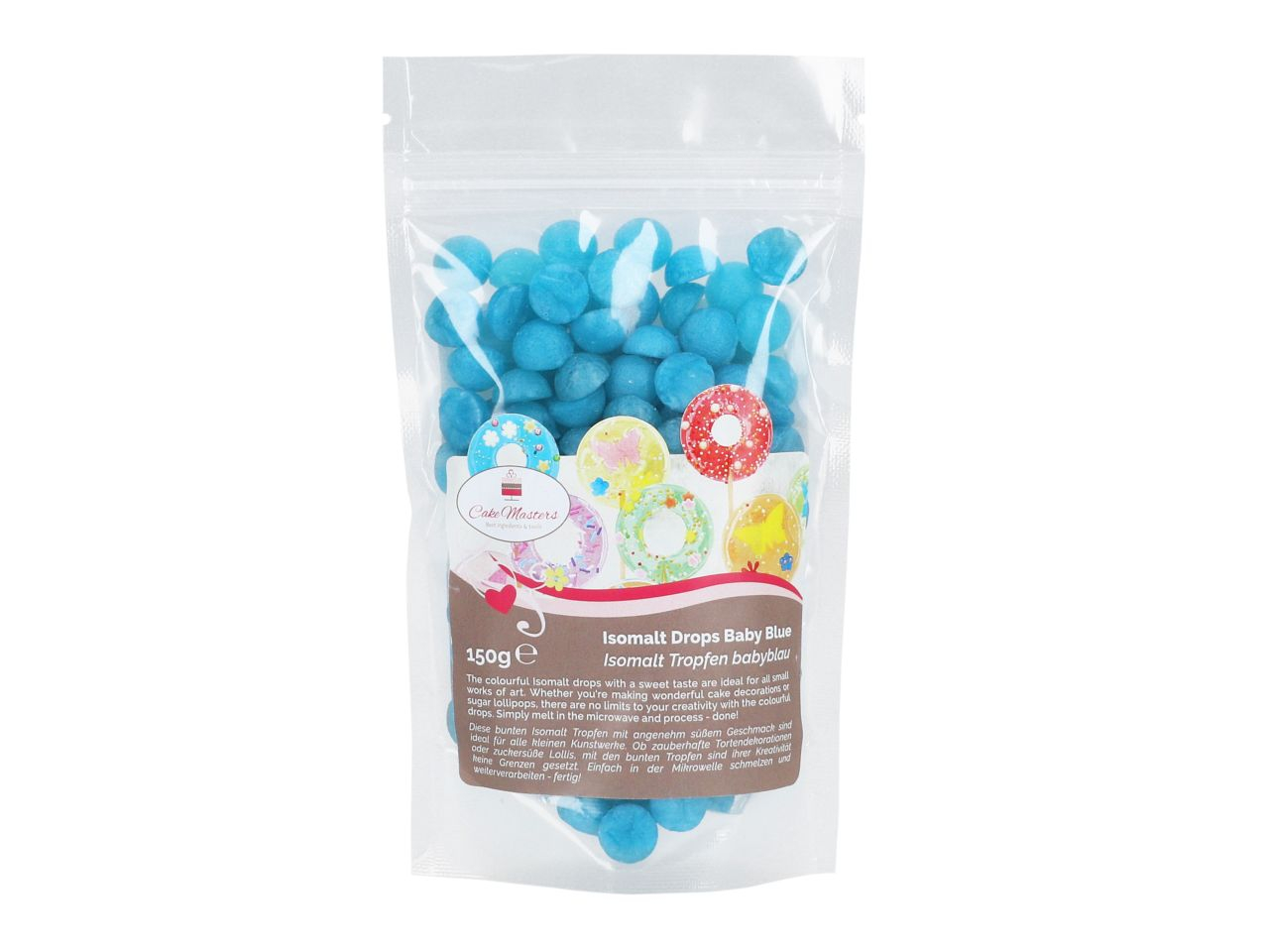 CM Isomalt drops - Babakék 150g
