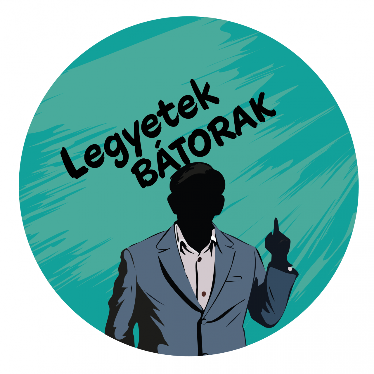 Ostyanyomtatás Legyetekbátorak kerek 20cm