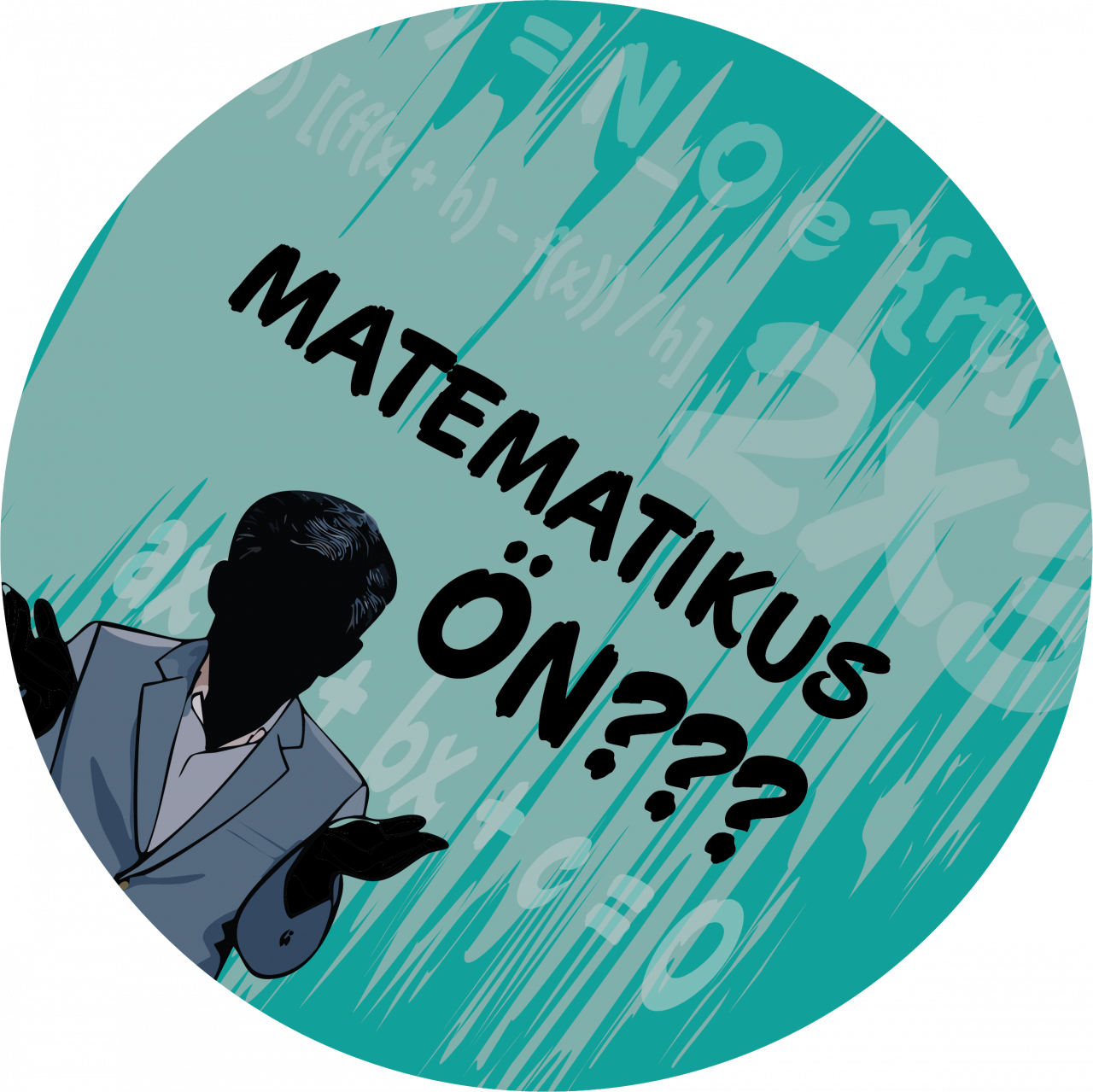 Cukorlap nyomtatás Matematikus Ön kerek 20cm