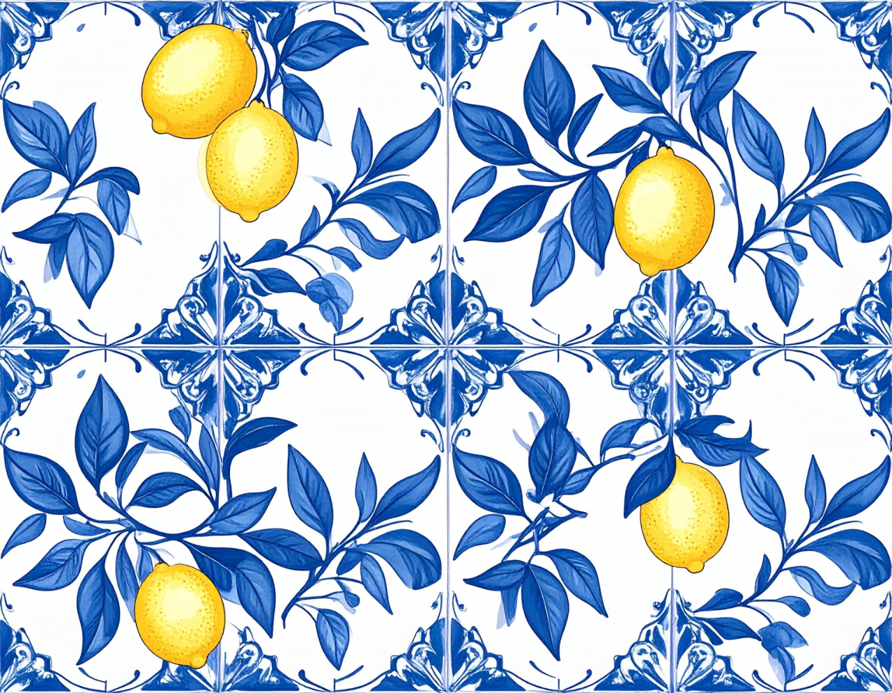 Cukorlap nyomtatás Amalfi designe 1