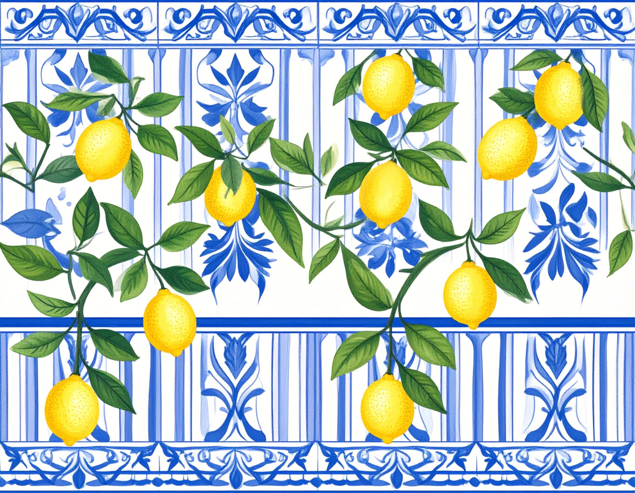 Cukorlap nyomtatás Amalfi designe 2