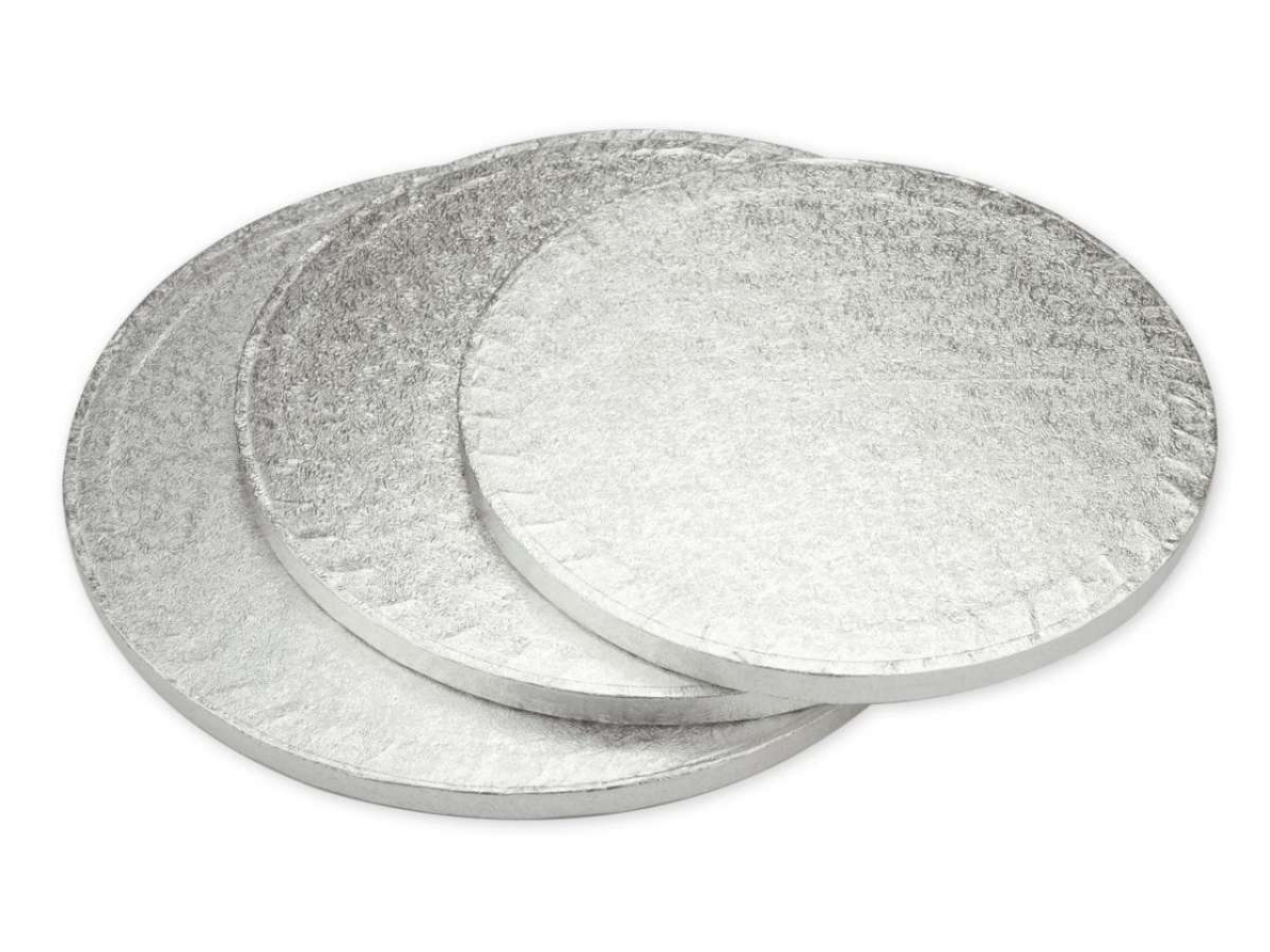 CM Kerek Tortadob - Ezüst  35cm
