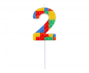 Számgyertya, Tortagyertya - Lego - 2