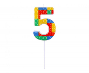 Számgyertya, Tortagyertya - Lego - 5