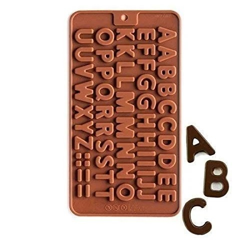 Szilikon csokiöntő forma - ABC betűk