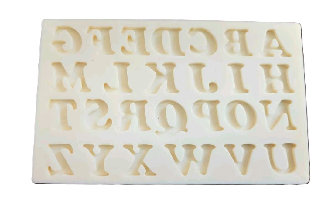Szilikon fondant formázó - ABC betűk