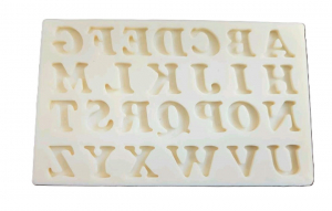 Szilikon fondant formázó - ABC betűk