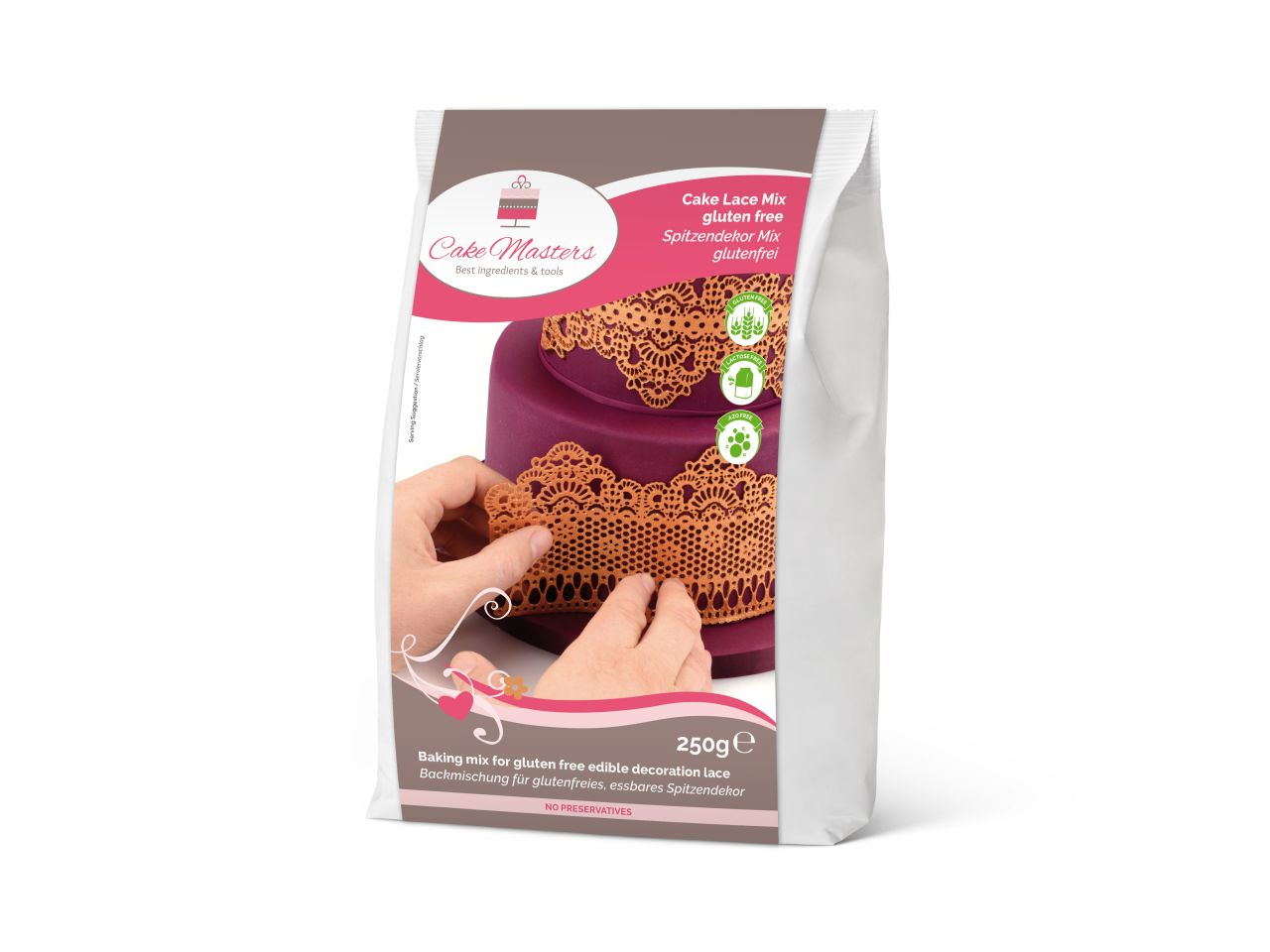 CM Cukorfátyol , Cukorcsipke mix - Fehér, Gluténmentes 50g