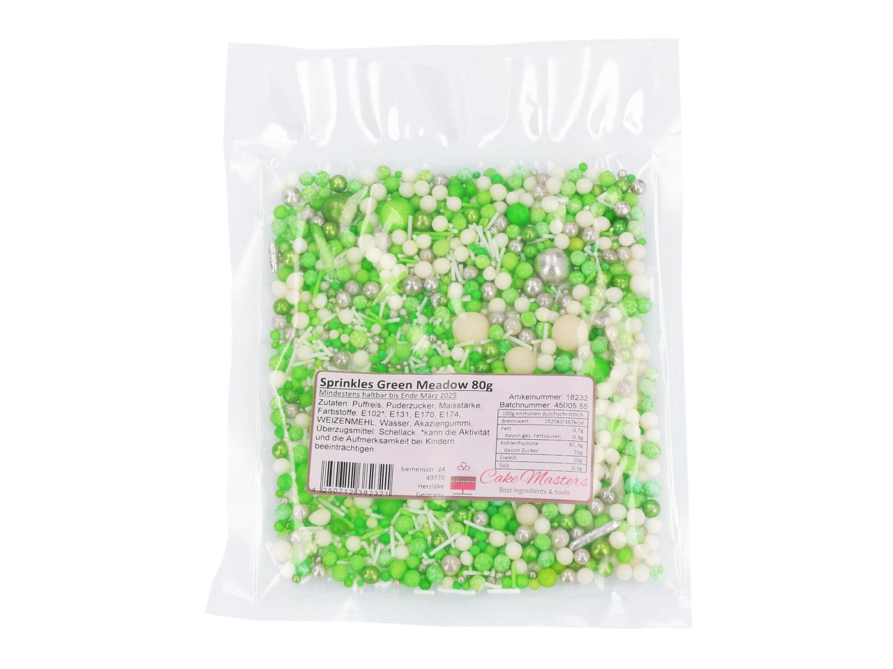 CM Szórócukor Mix Green Medow - Zöld 80g