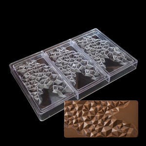 Polikarbonát forma – Táblás Csokoládé – Gyémánt Mintás Csokoládé