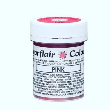 Sugarflair Csoki festék 35g - Pink, Rózsaszín