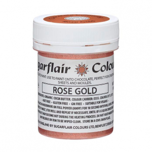 Sugarflair Csoki festék 35g -  Rose Gold