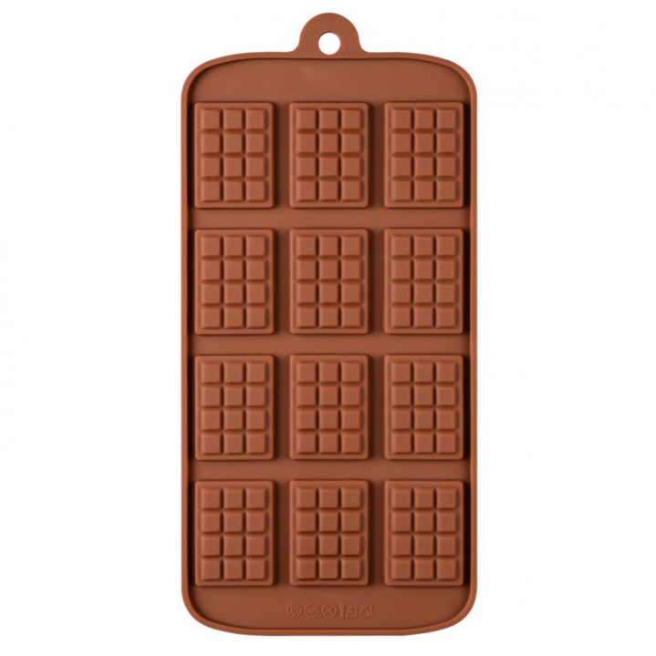 Szilikon mini táblás csokoládé forma