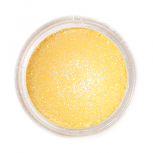 Fractal - Shimmering Ételdekorációs selyempor - Sparkling Yellow - Szikrázó Sárga - 2g