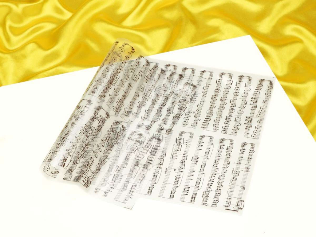CM Csokoládé Transzferfólia -  Hangjegyek 40x25cm