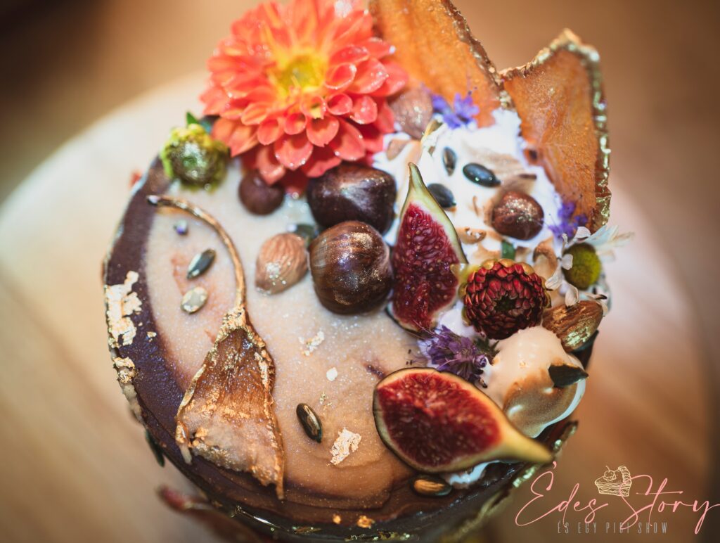 Sütőtökös - Karamellás Csokitorta