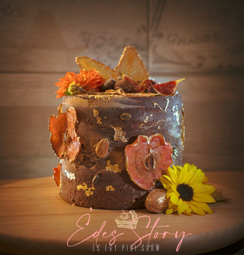 Sütőtökös - Karamellás Csokitorta