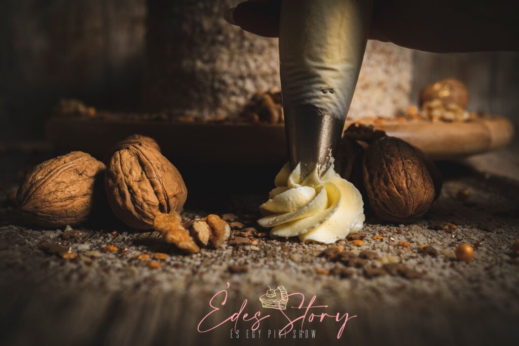 Marcipános Diótorta