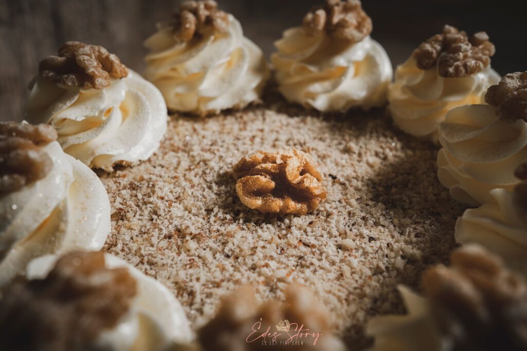 Marcipános Diótorta