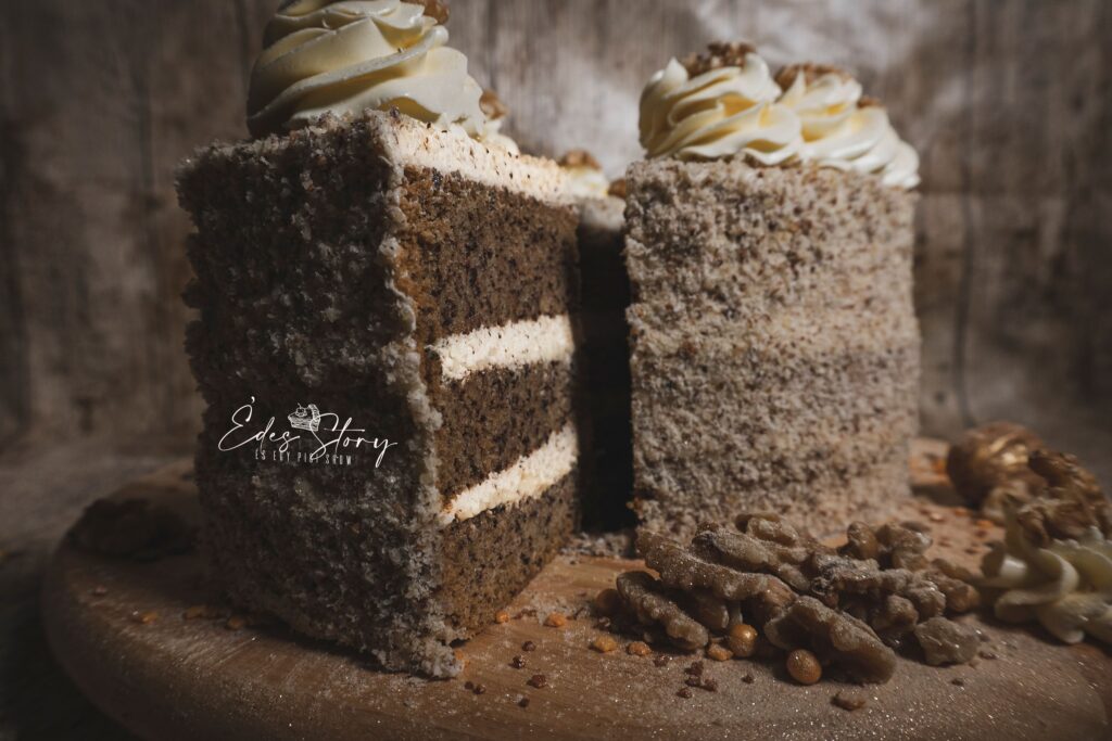 Marcipános Diótorta